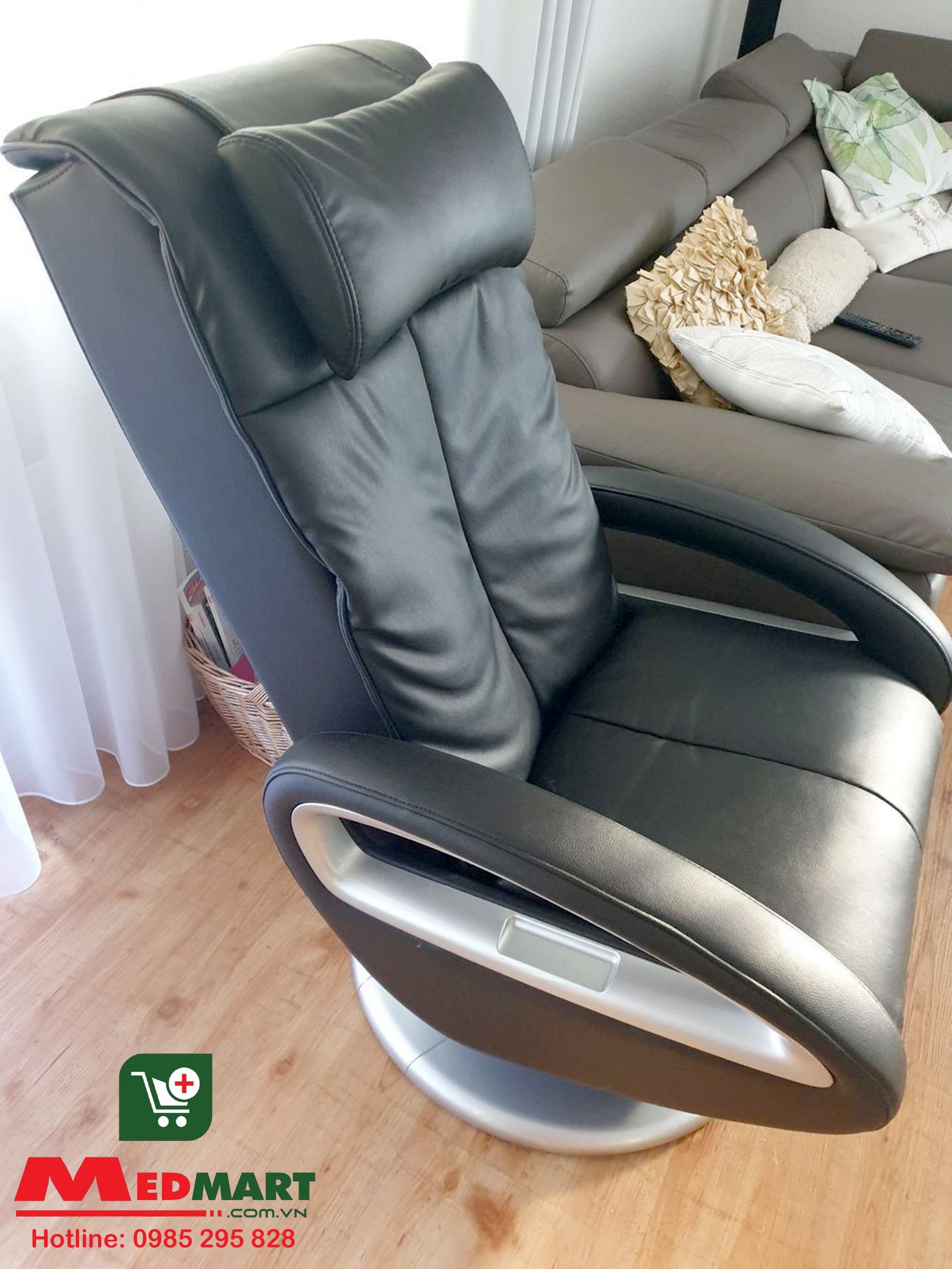 Ghế massage toàn thân Beurer MC3800 dễ dàng điều chỉnh nâng/ hạ tựa lưng và tựa chân dễ dàng.
