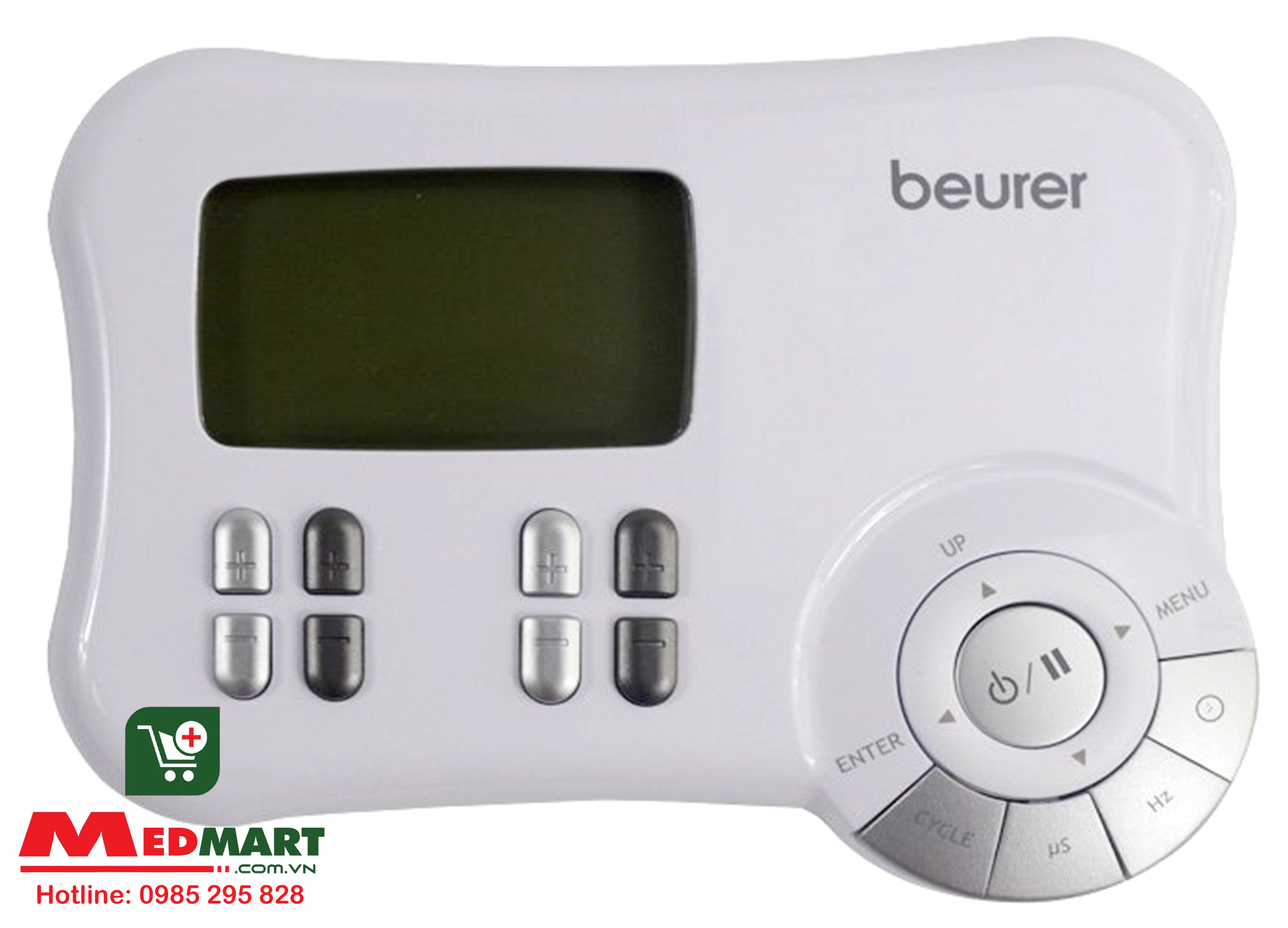 Máy massage xung điện Beurer EM80 làm bằng nhựa cao cấp