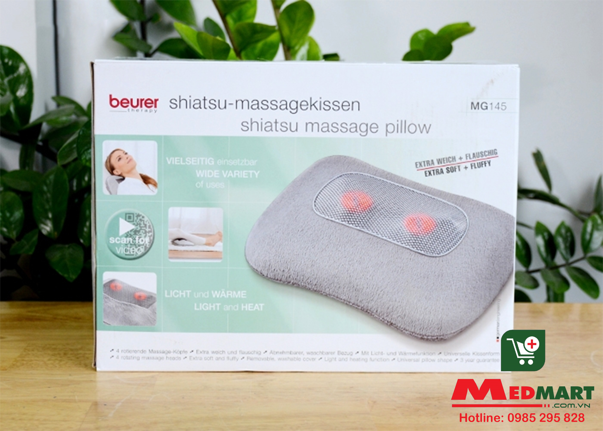 Hộp gối massage Beurer MG145